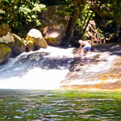 Josephine Wasserfall - Steinrutsche