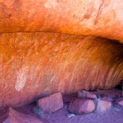 Schultafel der Aborigines die am Uluru lebten